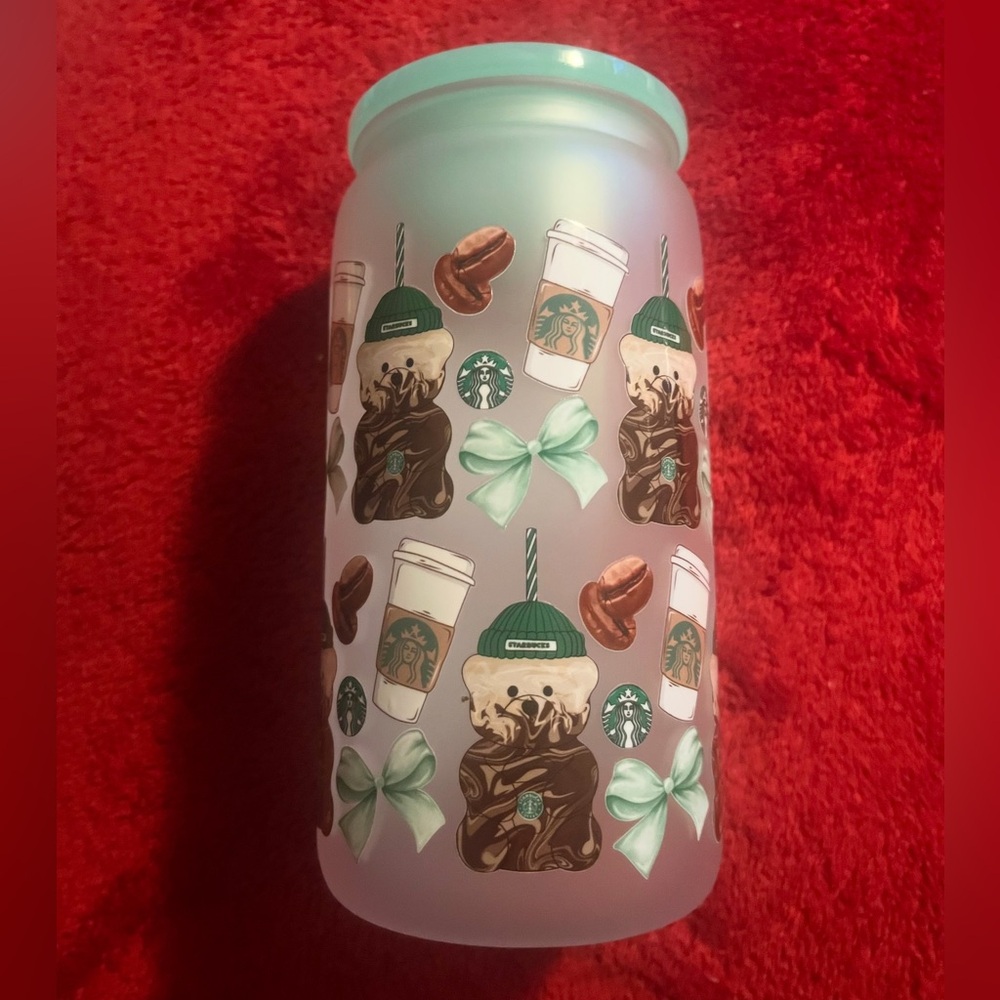 Bear Themed Frosted Tumbler